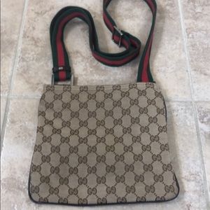 Gucci Canvas Messenger Bag